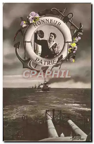 Cartes postales Fantaisie Homme Marine Bateaux