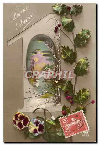 Cartes postales Fantaisie Fleurs