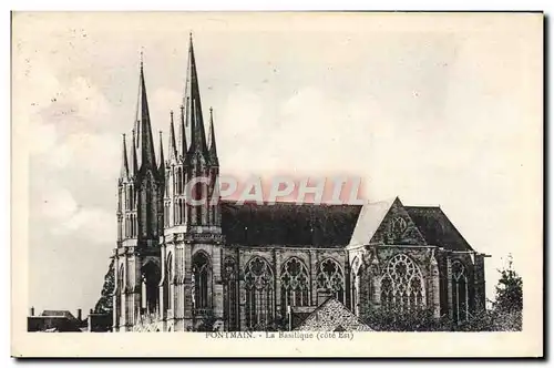 Cartes postales Pontmain La basilique