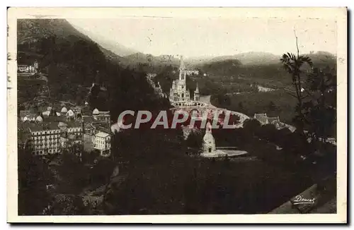 Cartes postales Lourdes La basilique