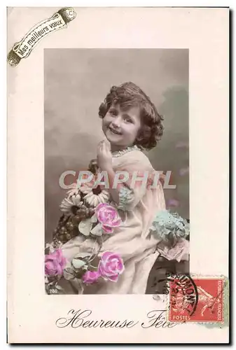 Cartes postales Fantaisie Enfant Bonne Annee