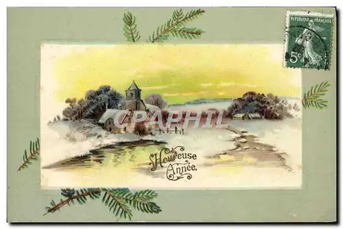 Cartes postales Fantaisie Bonne annee