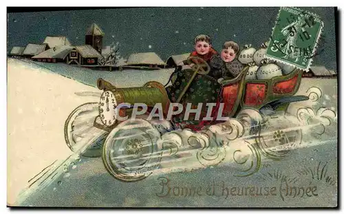 Cartes postales Fantaisie Enfant Automobile