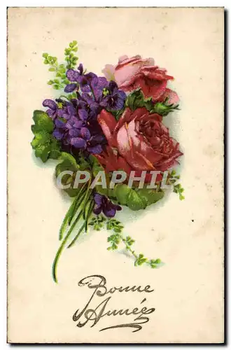 Cartes postales Fantaisie Fleurs