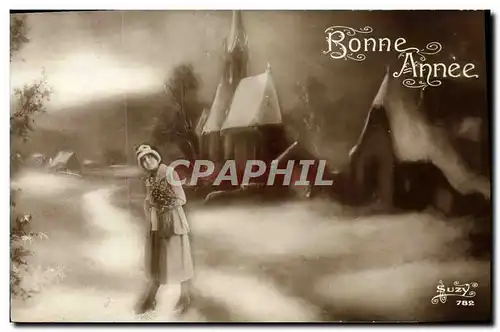 Cartes postales Fantaisie Bonne annee