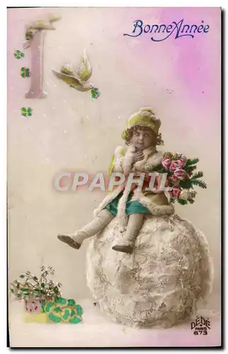 Cartes postales Fantaisie Enfant Colombe