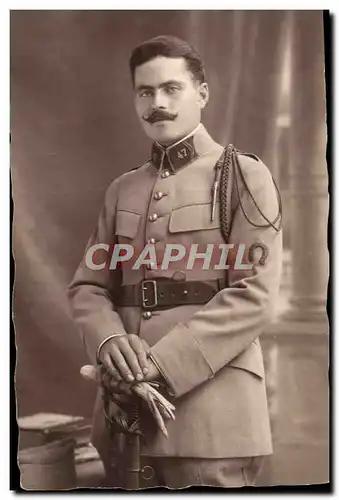 CARTE PHOTO Soldat Militaria (47 sur le col)