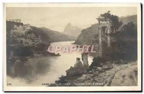 Cartes postales Salon 1904 Chabas Reverie Sur Le Passe
