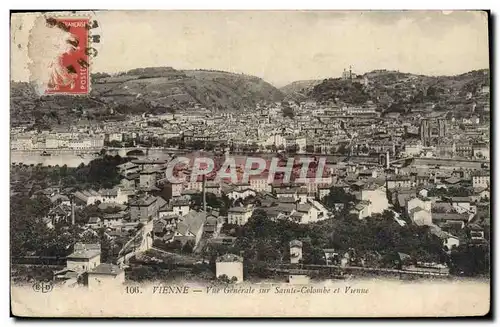 Cartes postales Vienne Vue Generale sur Sainte Colombe et Vienne