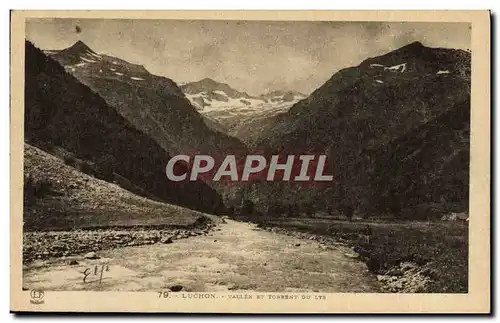 Cartes postales Luchon Lavlle Et Torrent Du Lys