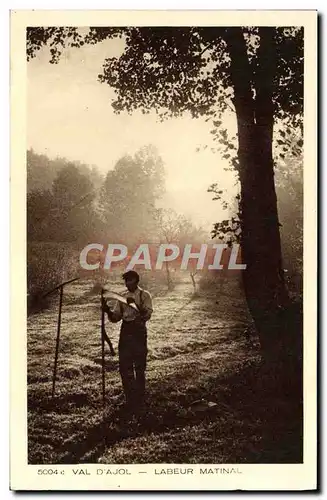 Cartes postales Val D&#39Ajol Labeur Matinal Paysan Folklore