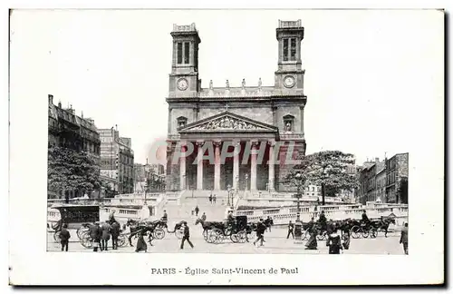 Cartes postales Paris Eglise Saint Vincent de Paul Galeries Lafayette