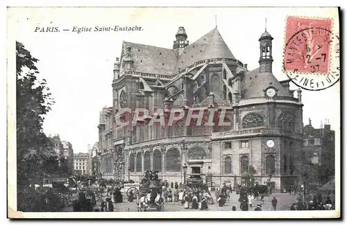 Cartes postales Paris Eglise Saint Eustache