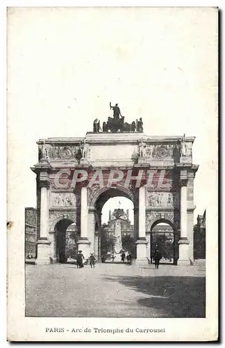 Cartes postales Paris L&#39Arc de Triomphe du Carrousel