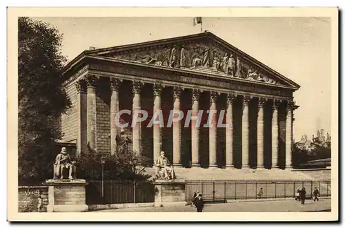 Ansichtskarte AK Paris En Flanant Palais Bourbon Chambre des Deputes