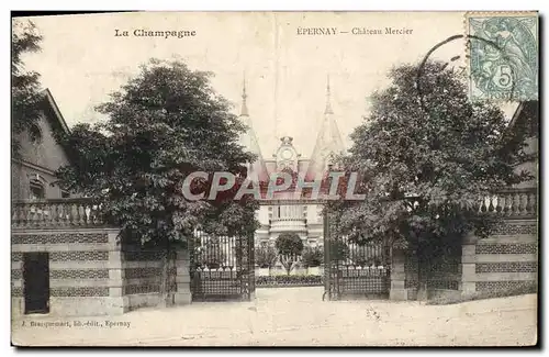 Cartes postales Epernay Chateau Mercie