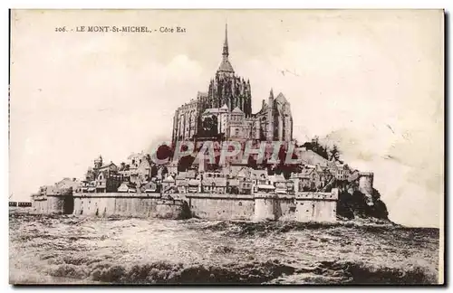 Cartes postales Mont Saint Michel Cote Est