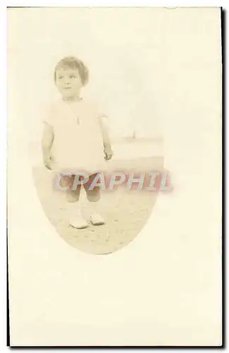 CARTE PHOTO Enfant Bebe