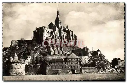 Cartes postales moderne Mont Saint Michel Vue generale au couchant