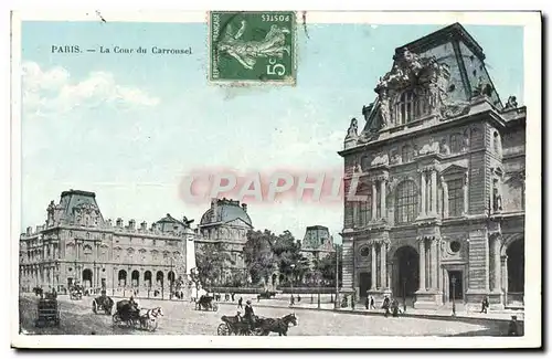 Cartes postales Paris La Cour du Carrousel