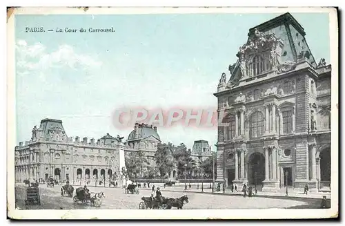 Ansichtskarte AK Paris La Cour du Carrousel