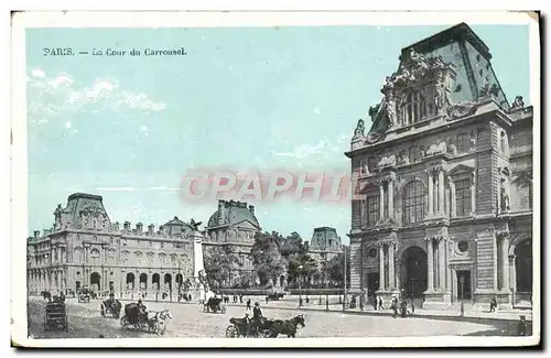 Cartes postales Paris La Cour du Carrousel