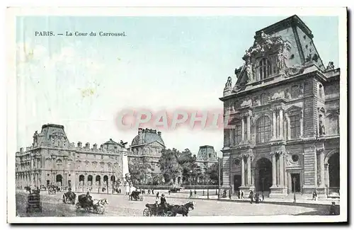 Cartes postales Paris La Cour du Carrousel