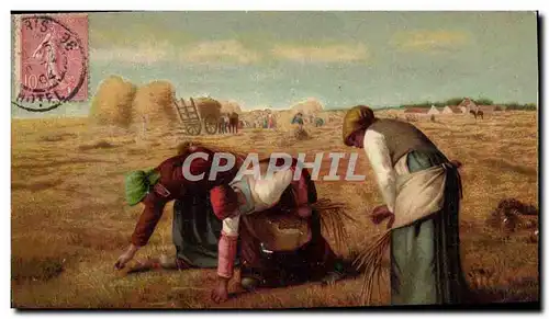 Cartes postales Fantaisie Glaneuses Millet