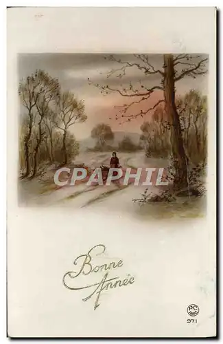 Cartes postales Fantaisie Bonne annee