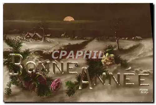 Cartes postales Fantaisie Bonne annee