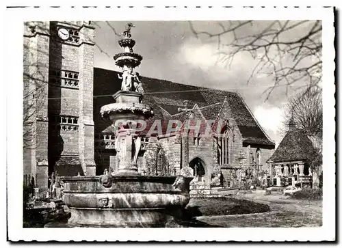 Cartes postales moderne St Jean Du Doigt Fontaine Renaissance