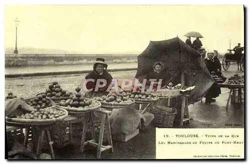 REPRO Toulouse Types De La Rue Les Marchandes De Fruits Du Pont neuf