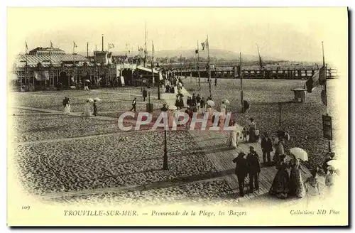 REPRO Trouville Sur Mer Promenade De La Plage Les Bazars