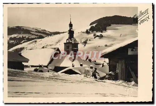 Ansichtskarte AK Fantaisie Meilleurs Voeux Ski Sports d&#39hiver