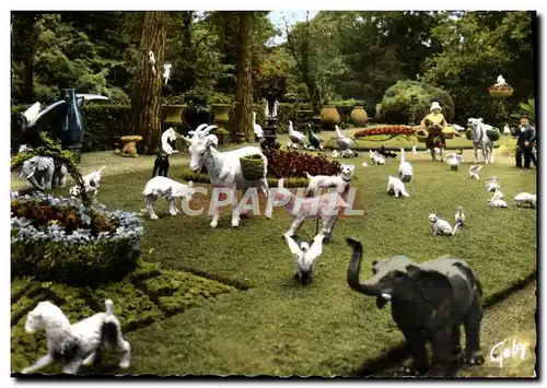 Cartes postales moderne Mesnil De Bavent Epis Normands Vases Et Animaux Pour Interieurs Parcs Et Jardins Elephant Chevre