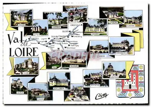 Cartes postales moderne Val De Loire