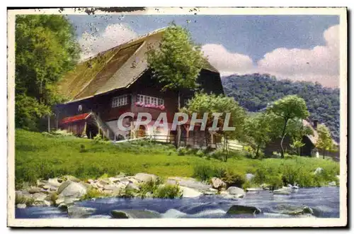 Cartes postales Fantaisie Maison au bord de l&#39eau