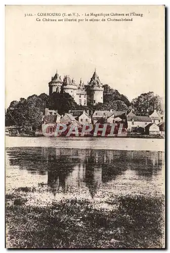 Cartes postales Combourg Le Magnifique Chateau et l&#39etang