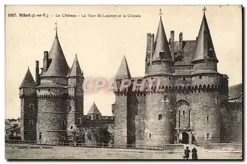 Ansichtskarte AK Vitre Le Chateau La Tour St Laurent et le Chatele