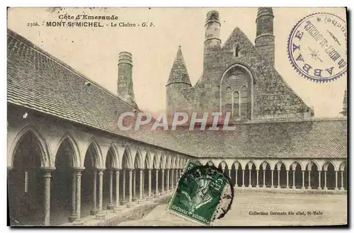 Cartes postales Le Mont Saint Michel Le Cloitre