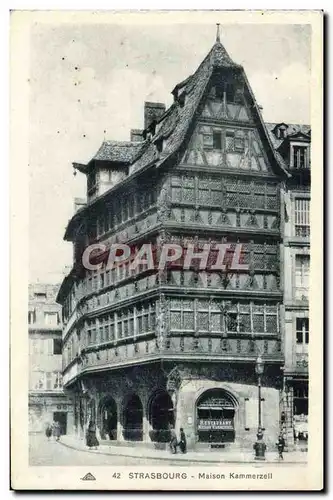 Cartes postales Strasbourg Maison Kammerzell