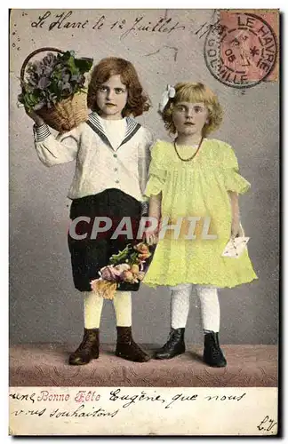 Cartes postales Bonne Fete Enfants