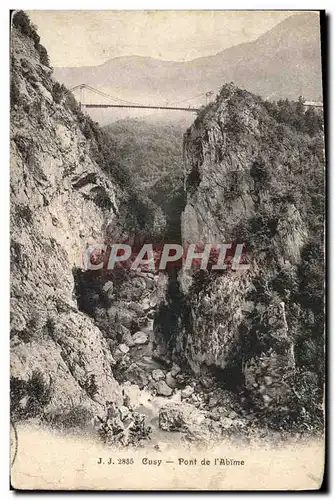 Cartes postales Cusy Pont de I&#39Abime