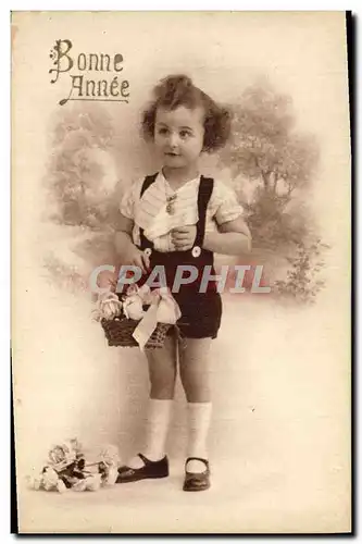 Cartes postales Fantaisie Enfant Bonne Annee