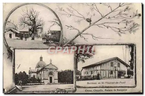 Cartes postales Berceau de St Vincent de Paul Chene Chapelle Maison de RAnquine