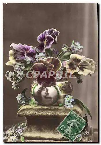 Cartes postales Fantaisie Fleurs