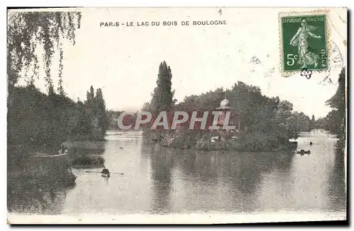 Cartes postales Paris Lac Du Bois De Boulogne