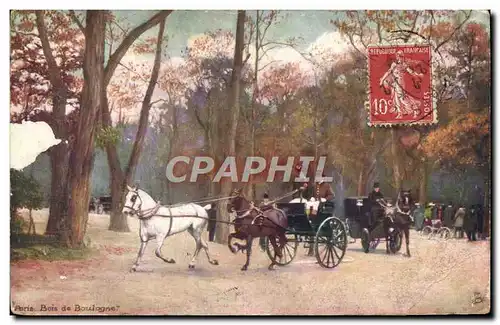 Ansichtskarte AK Paris Du Bois De Boulogne Chevaux