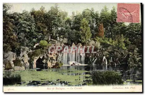 Cartes postales Paris La cascade Du Bois De Boulogne