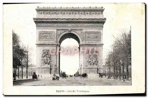 Cartes postales Paris Arc de Triomphe